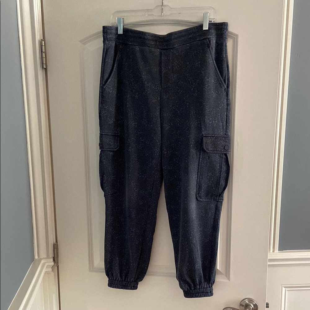 Democracy Blue Trousers with Elastic Waistband
